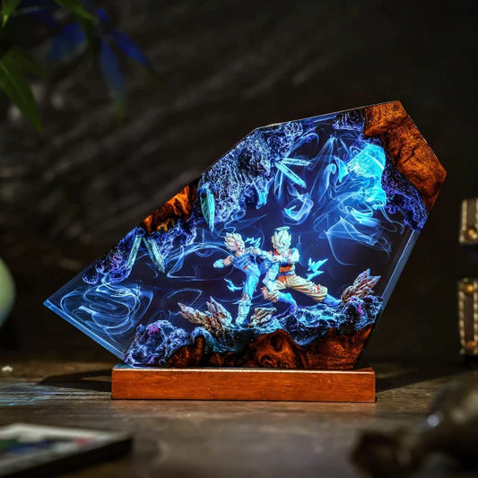 Two Spirit Warriors | DBZ Lamp