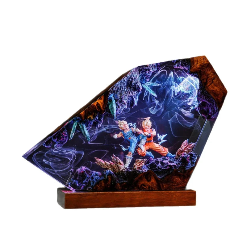 Two Spirit Warriors | DBZ Lamp